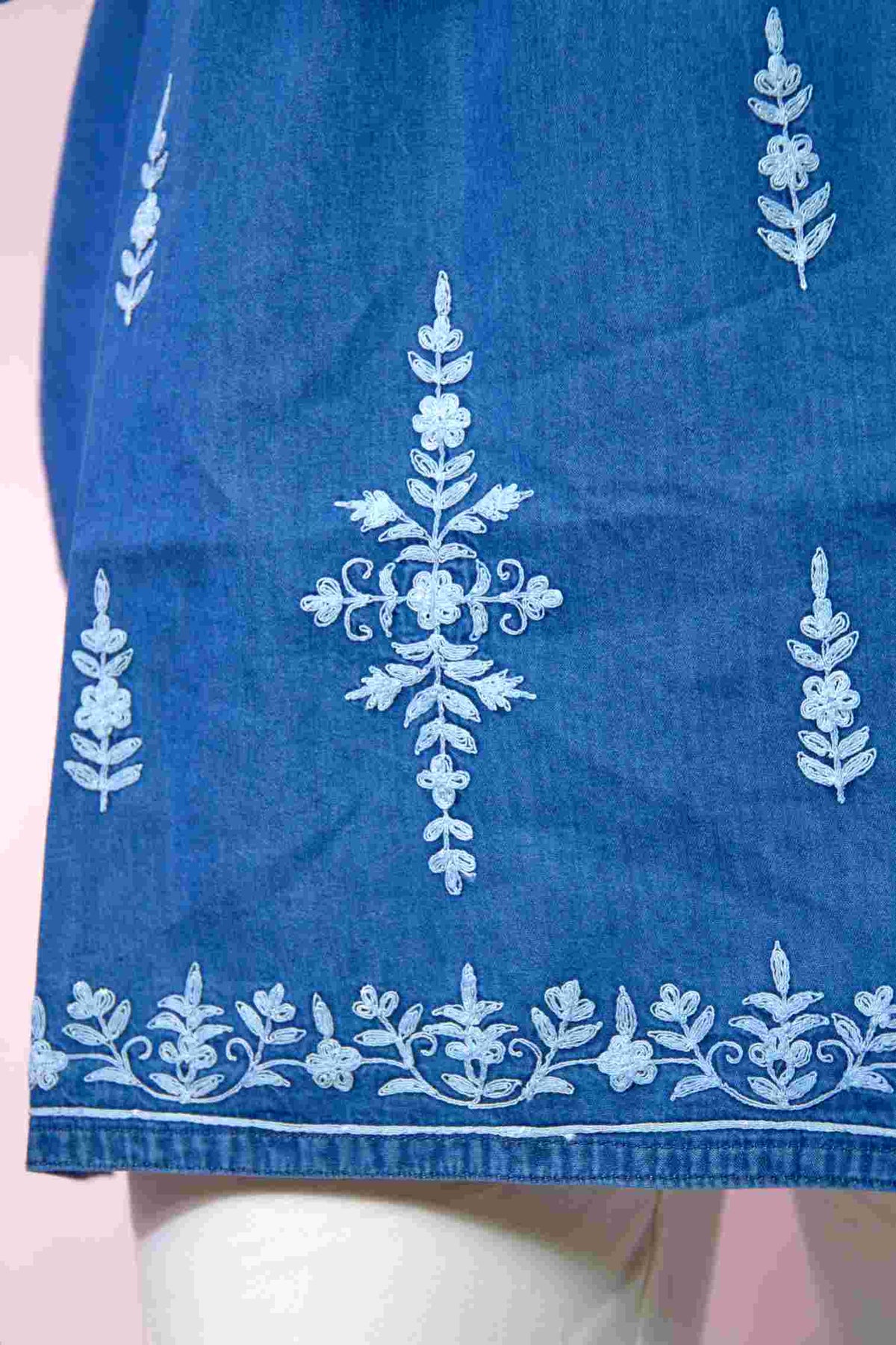 Denim Daze Embroidered Kurti